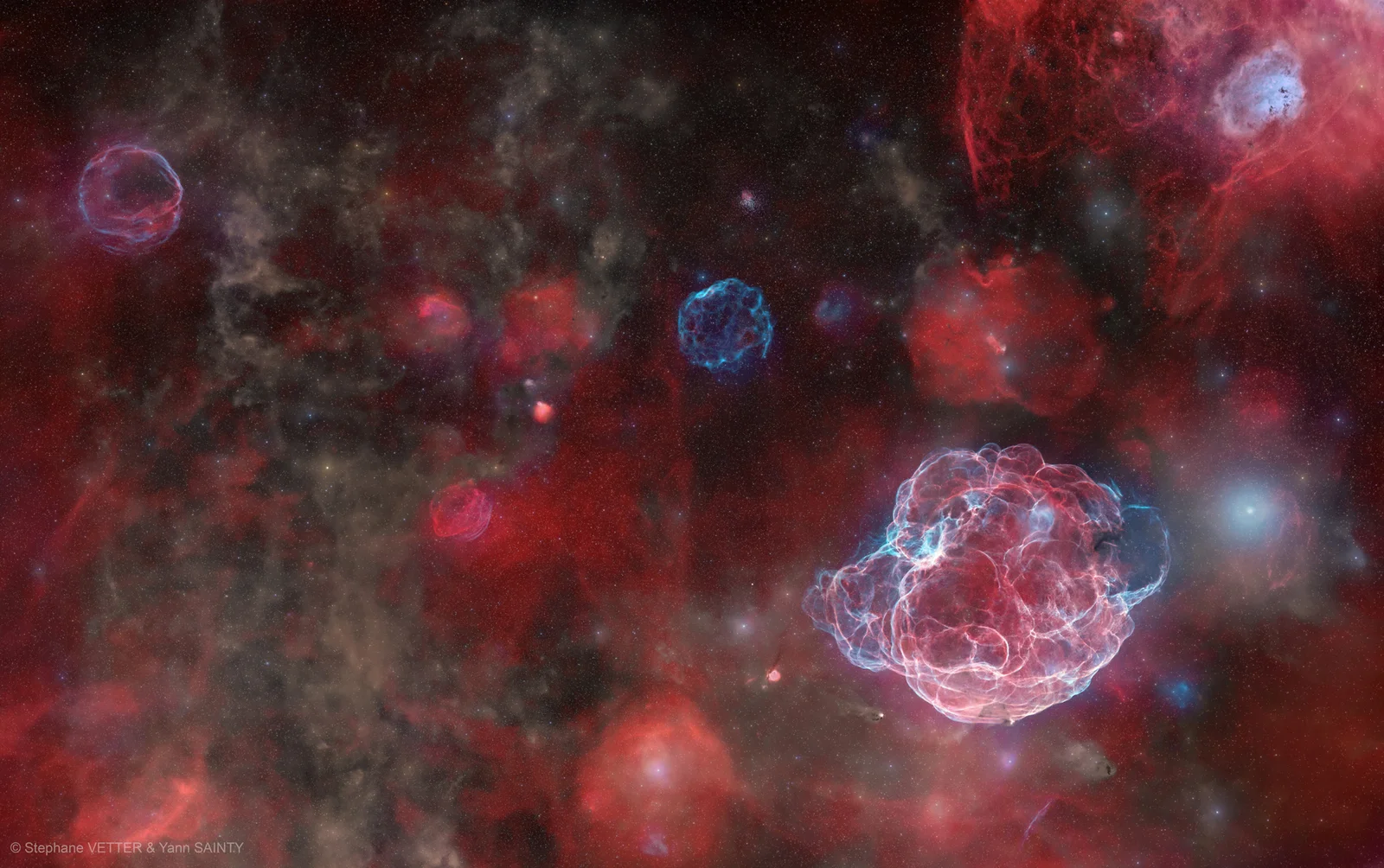 The Ghosts of Five Supernovas