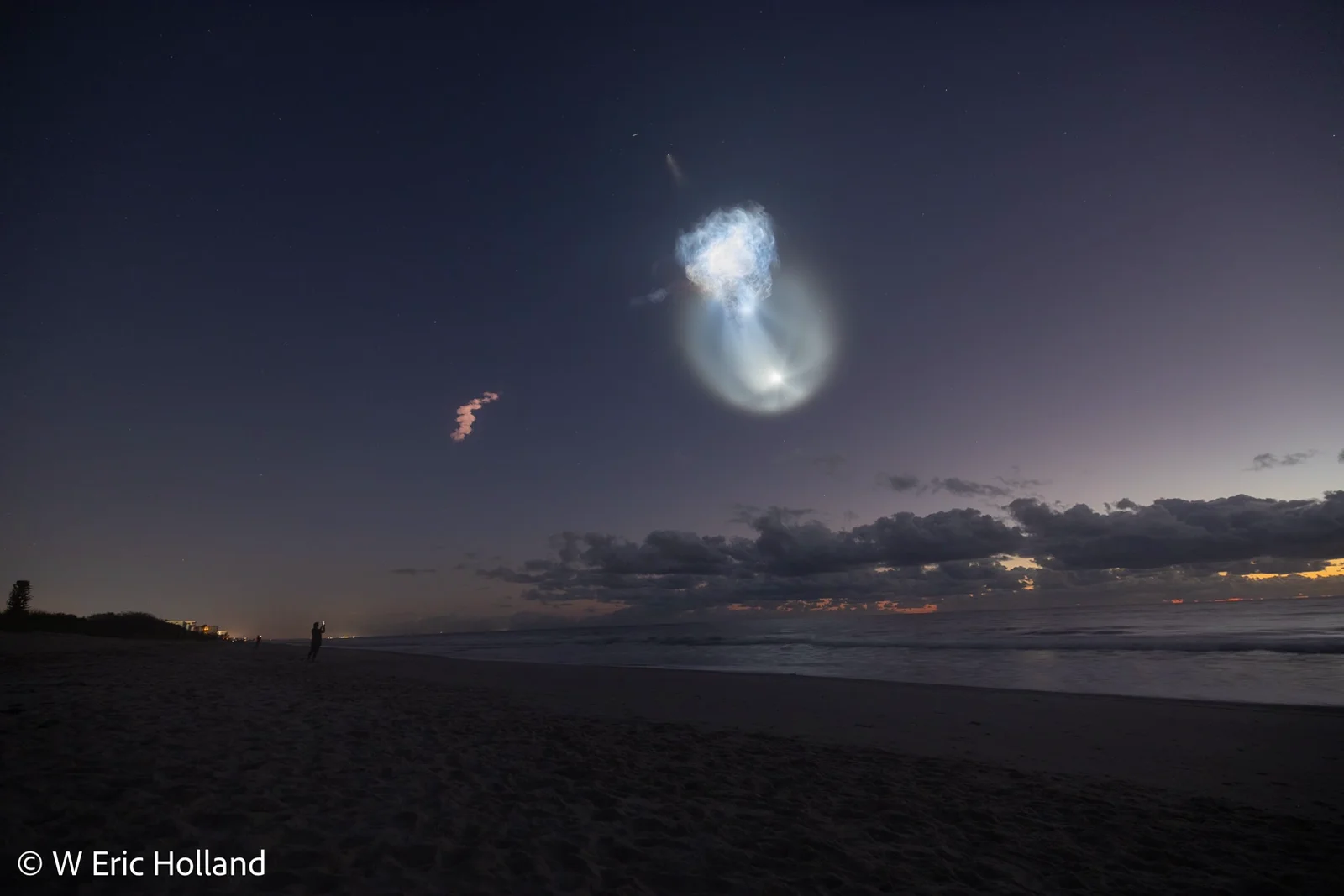 Frame from the video: Chasing the International Space Station