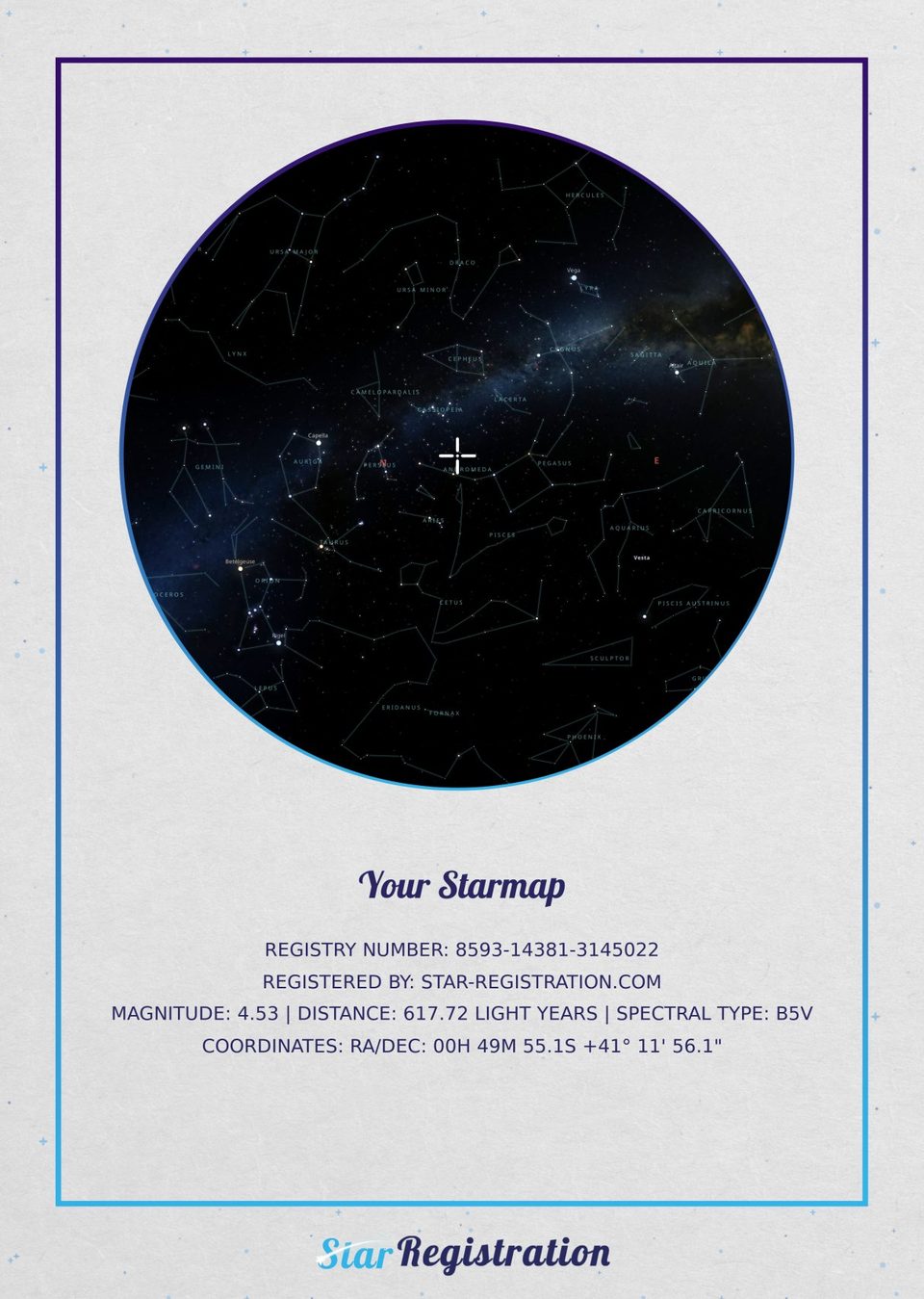Star map showing the position of the star Vincenzo D'Apice in Andromeda