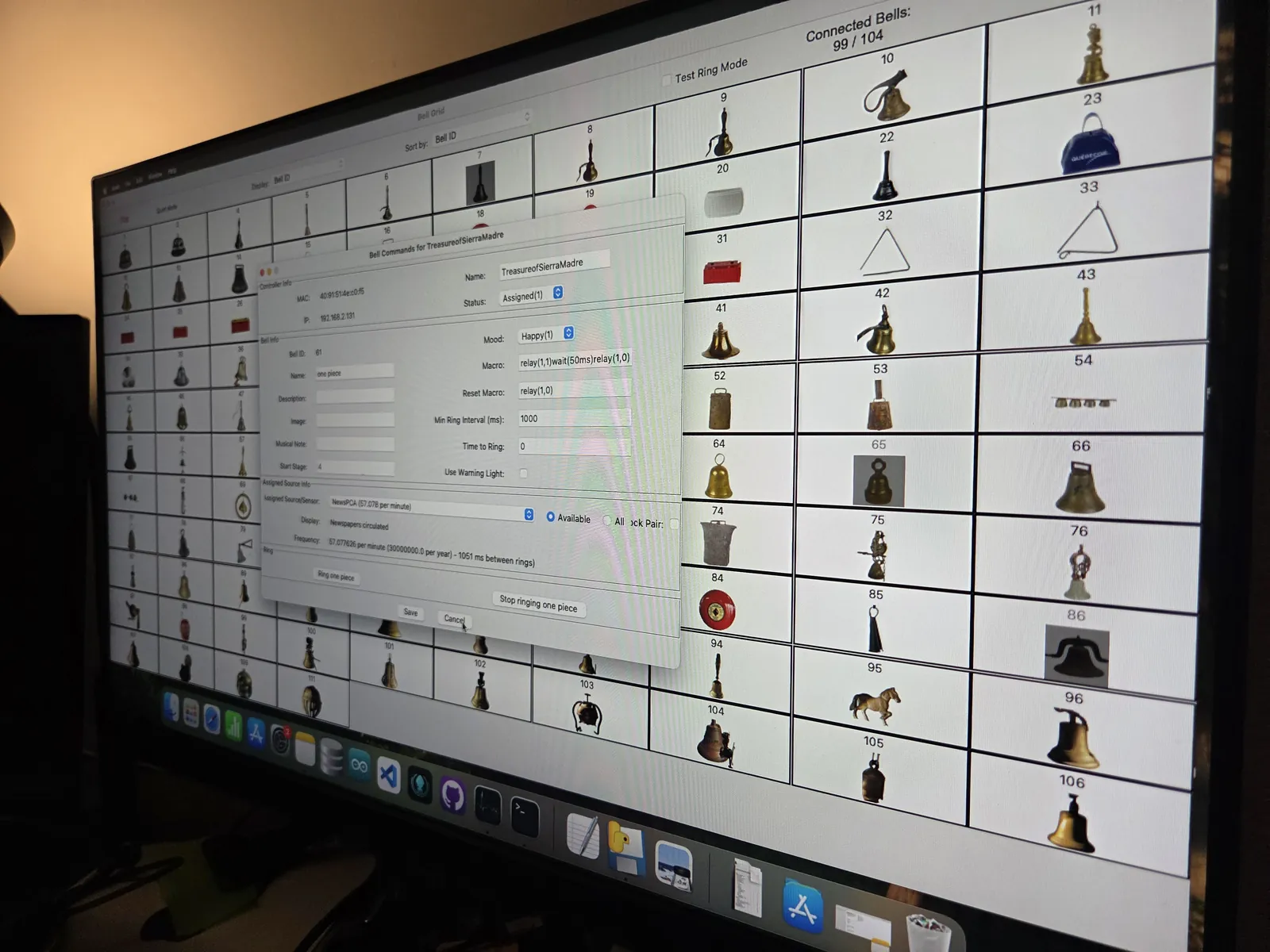 The Bell Grid control software