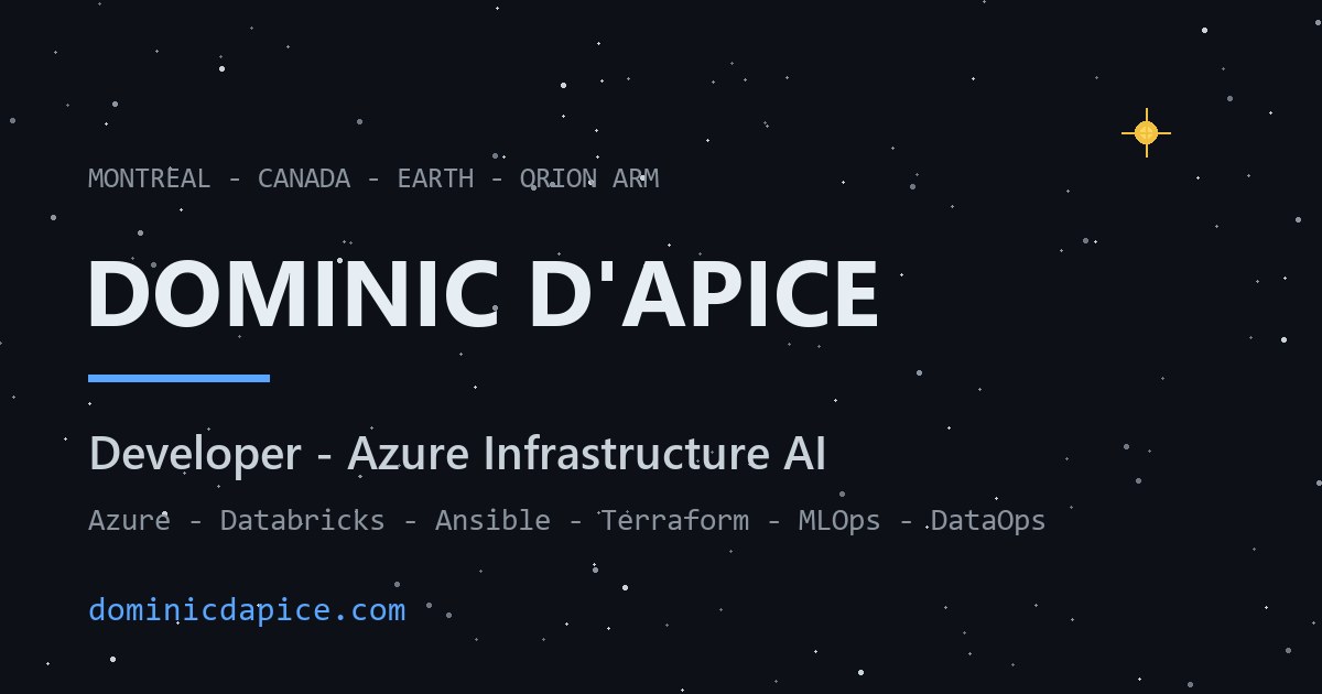 Blog - Azure, Databricks & MLOps Field Notes | Dominic D’Apice